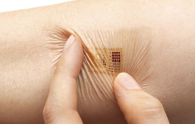 adhesive health monitoring tracker